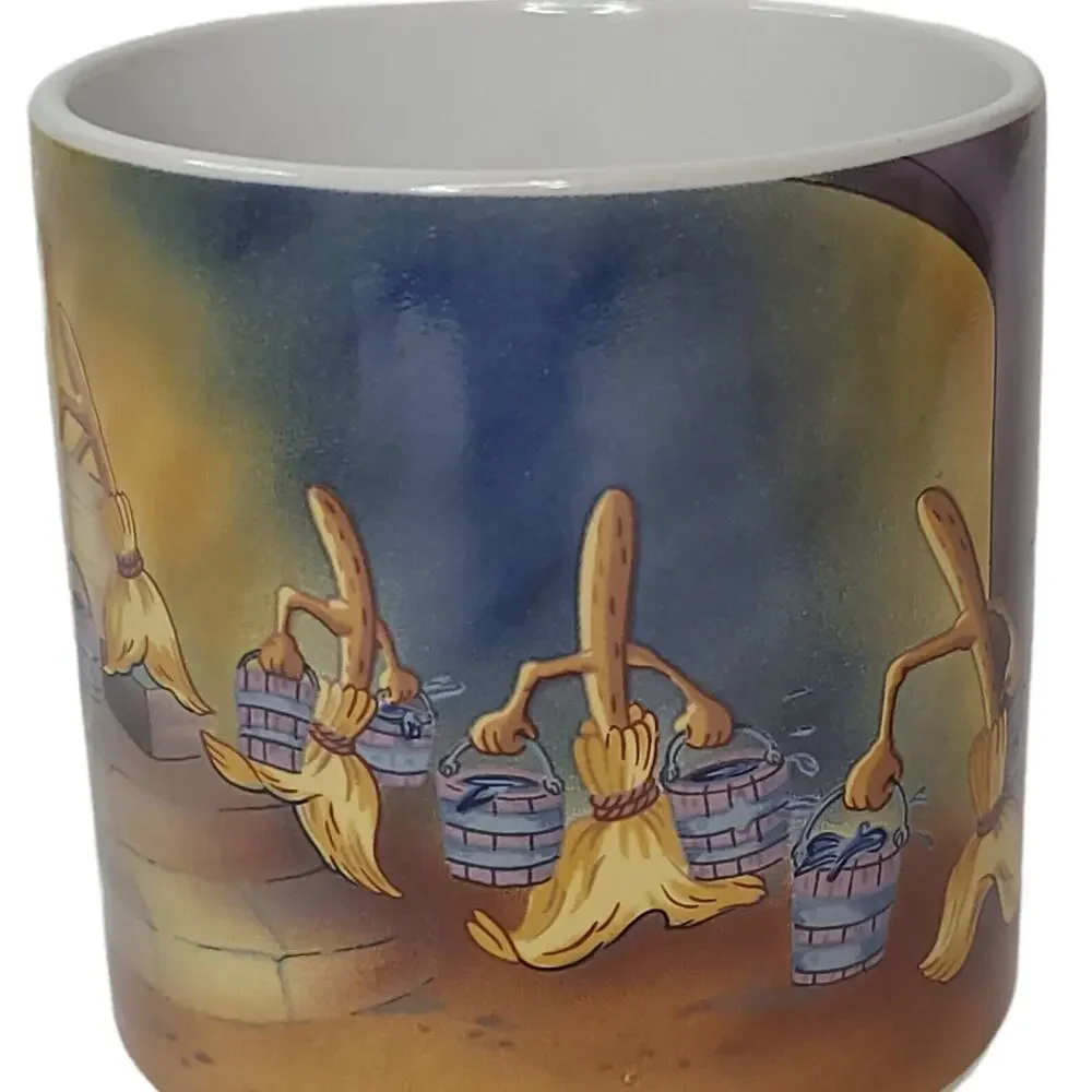 Vintage Disney Fantasia 50th Anniversary 1940-1990 Coffee Mug Original Box Japan